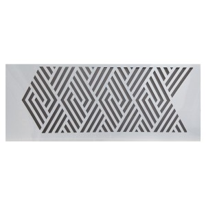 JOGO ESTENCIL EM PLASTICO PARA CONF  5 PEÇAS ANCORA/ CORDA