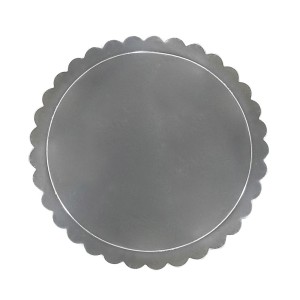 BASE LAMINADA PRATA 28 CM 10 PEÇAS 2MM