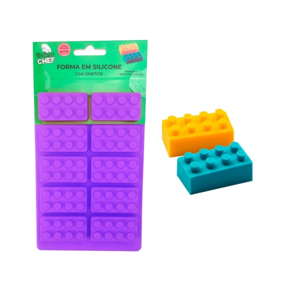 FORMA DE LEGO 10 CAVIDADES
