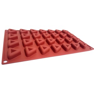FORMA DE SILICONE TRIANGULAR