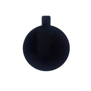 MINI BASE LAMINADA PRETA 5,5 CM 30 PEÇAS 1,5MM