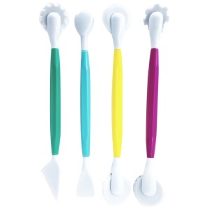 KIT ESTECAS COLORIDAS 4 PEÇAS