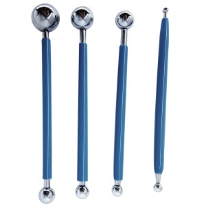 ESTECAS BOLEADORAS EM AÇO INOX 4 PEÇAS