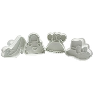 EJETOR DE BOLSA, SAPATO, VESTIDO E CHAPÉU - 4 PEÇAS