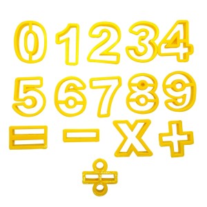 KIT CORTADOR DE NÚMEROS - 15 PEÇAS