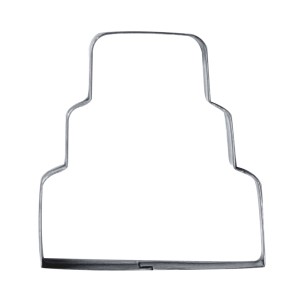 CORTADOR DE INOX - BOLO DE 3 ANDARES