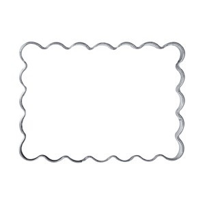 CORTADOR INOX RETÂNGULO ONDULADO