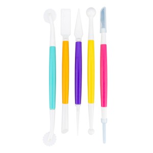 KIT ESTECAS COLORIDAS 5 PEÇAS