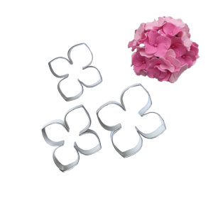 Cortador de Hortência 3 peças