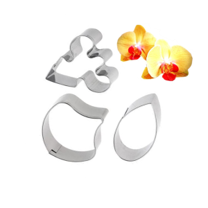 Cortador de Orquídea Borboleta Phaleanopsis 3 peças