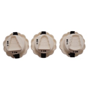 EJETOR DE BOLOS DE CASAMENTO - 3 PEÇAS