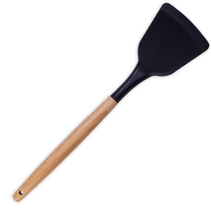 ESPATULA CHAPA 32CM SUPREME SILICONE CABO DE MADEIRA VERMELHA