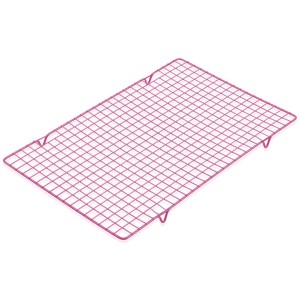 Grade de Resfriamento Retangular 40cm Rosa