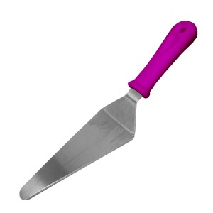 ESPATULA PARA BOLO INOX 25CM PINK