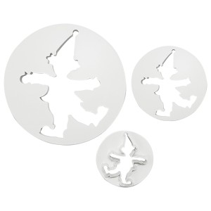 CORTADOR PALHAÇOS 3 PÇS