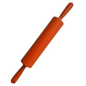 ROLO DE MASSA EM SILICONE ANTIADERENTE 31,5CM -TERRACOTA