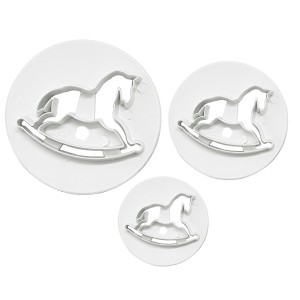 KIT CORTADOR CAVALO DE BEBÊ 3 PÇS