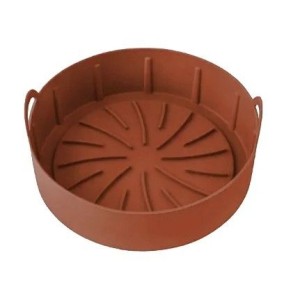 FORMA REFORÇADA SILICONE AIRFRYER REDONDA 20CM TERRACOTA
