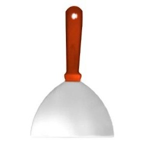 ESPATULA RASPADORA INOX 23,5X15,2 TERRACOTA
