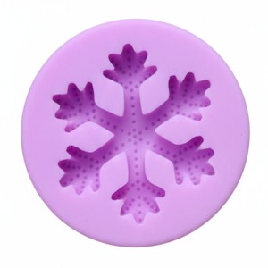 MOLDE DE SILICONE FLOCO DE NEVE