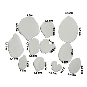 KIT MARCADOR FOLHAS EM PLÁSTICO 11 PÇS