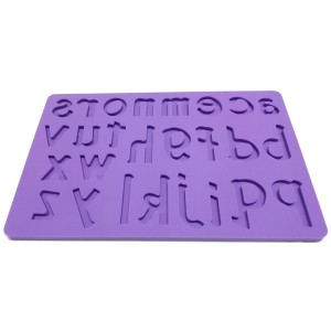 MOLDE PARA PASTA AMERICANA ALFABETO