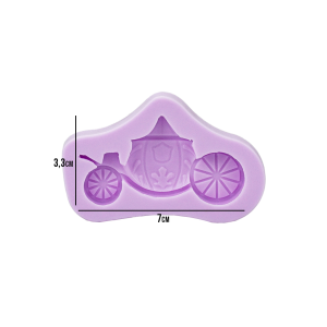 MOLDE EM SILICONE CARROAGEM MÉDIA